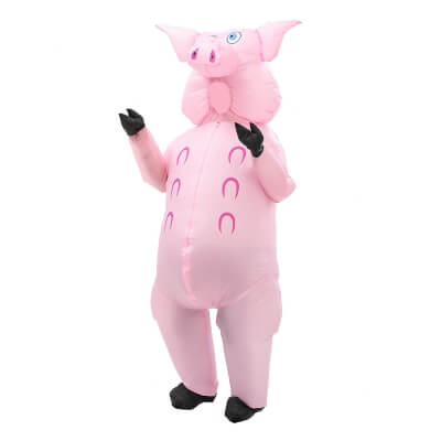 Надувной карнавальный костюм Свинка-1