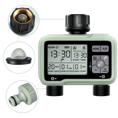 Двухканальный цифровой программируемый таймер полива EcoPulse-4
